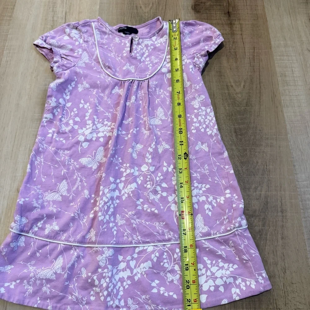 Baby Gap Girls  Light Purple Floral Dress size 5 Toddler